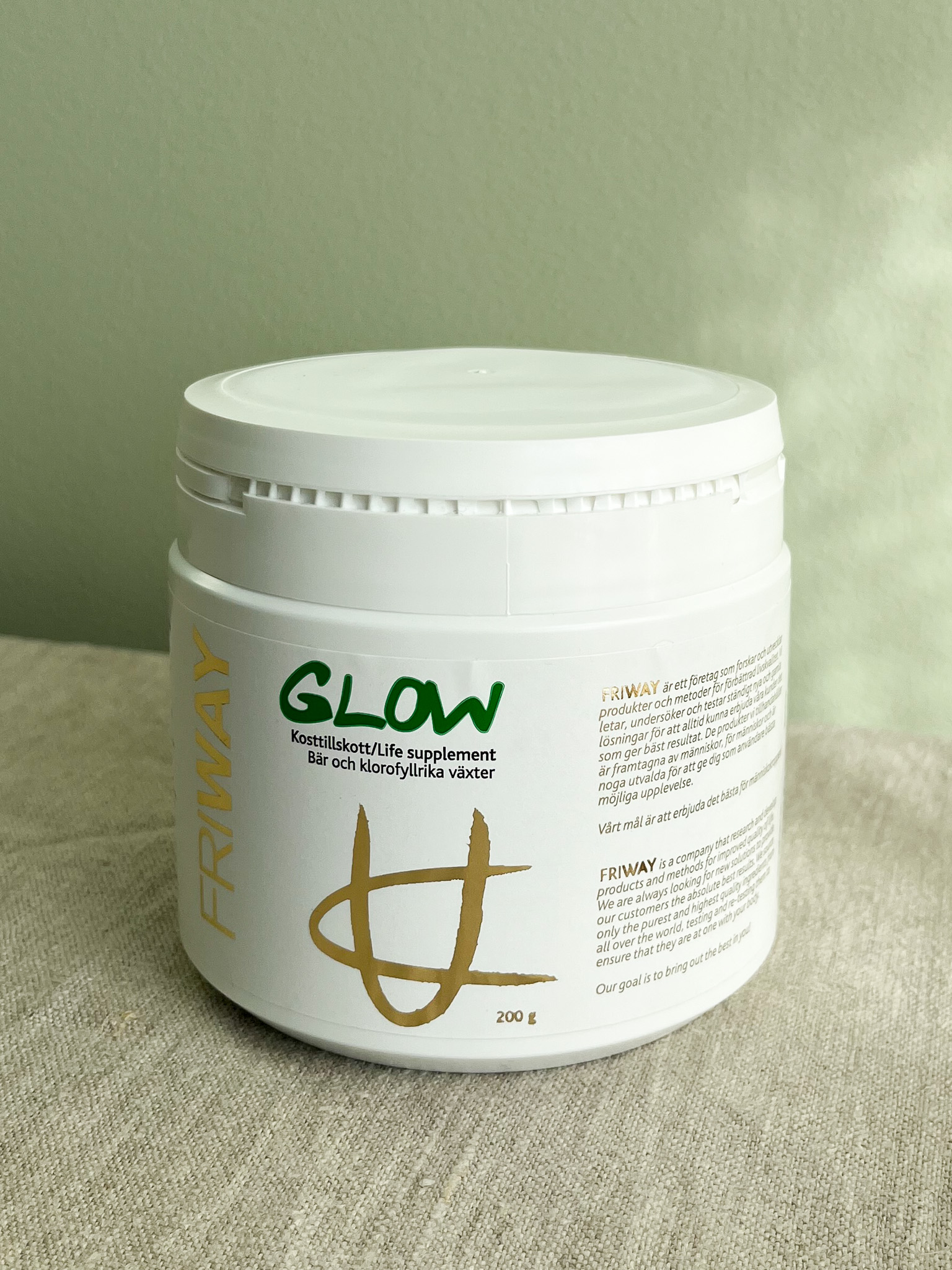 friwayslivstillskott glow holografisk kinesiolgi