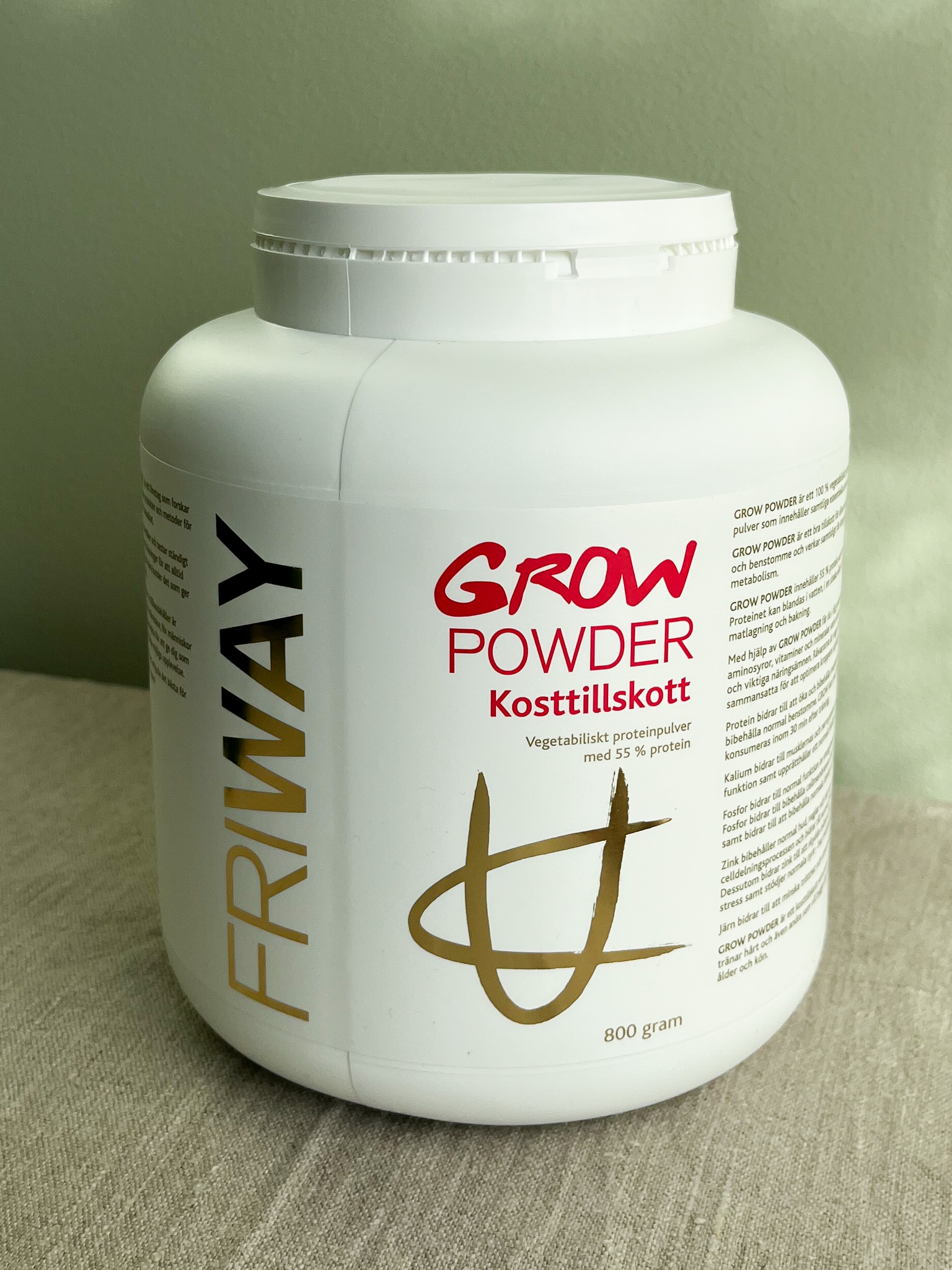 friwayslivstillskott grow powder holografisk kinesiolgi