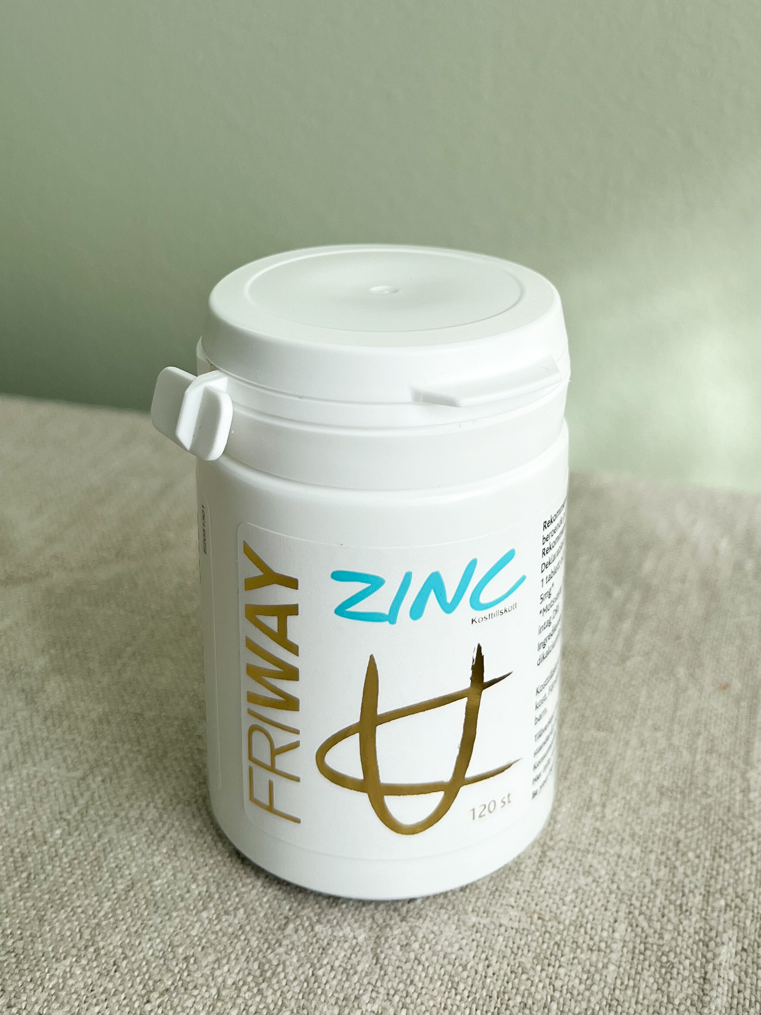 friwayslivstillskott zink holografisk kinesiolgi